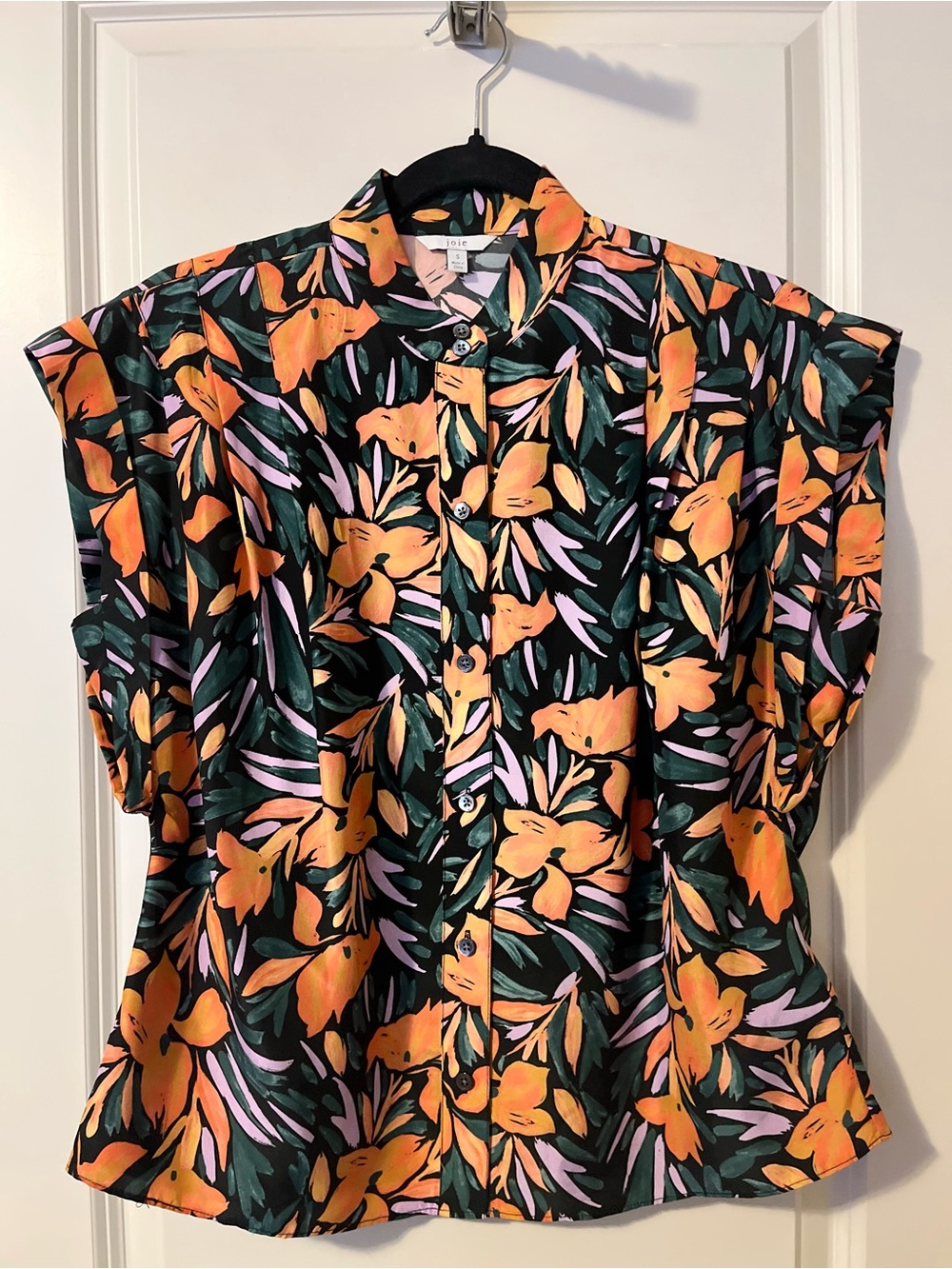 Joie Unna Silk Blouse Size Small